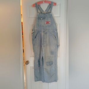 Magnolia Pearl striped overalls